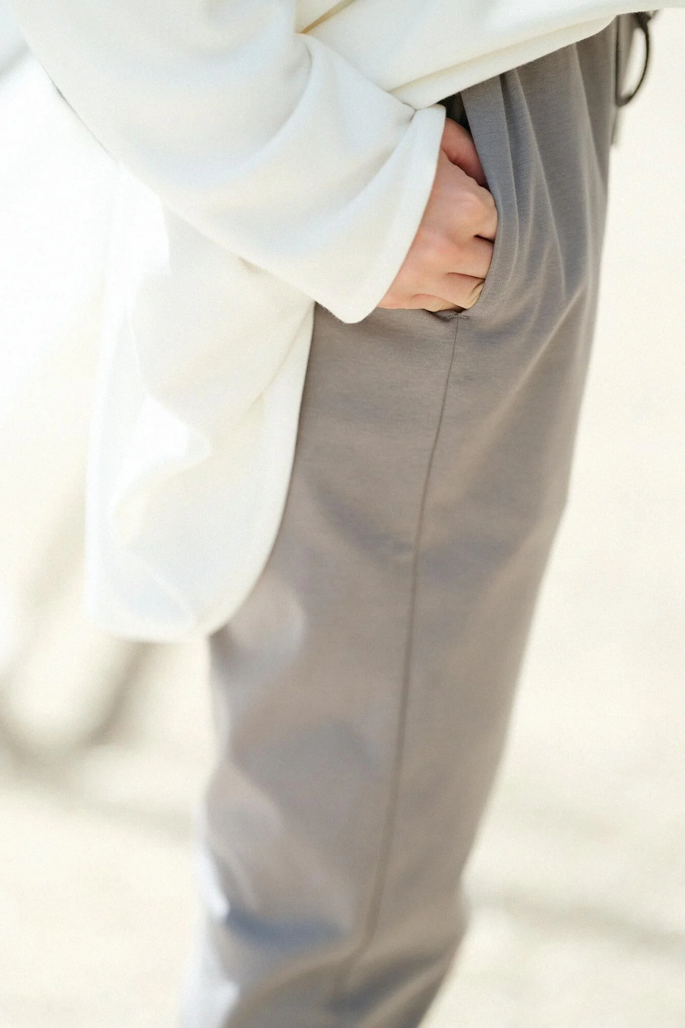 ポンチローマ レギンスパンツ/鼠色(ねずみいろ) - Image 7
