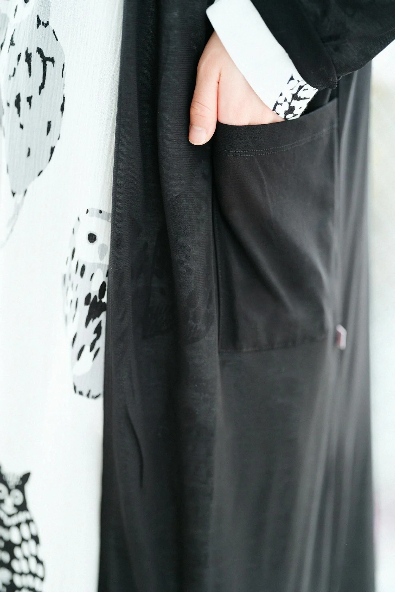 【net限定】CSSコットン ロングカーディガン/濡羽色(ぬればいろ) - Image 7