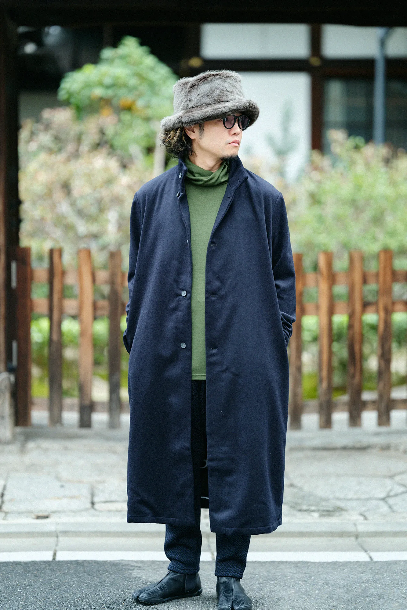 【net限定】ウォッシャブルウール天竺 ツイストタートル L/S／海松色（みるいろ） - Image 10