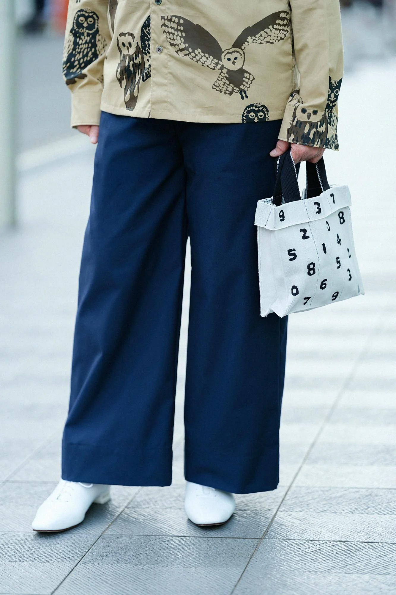 ストレッチオックス ワイドパンツ／留紺（とめこん） - Image 12