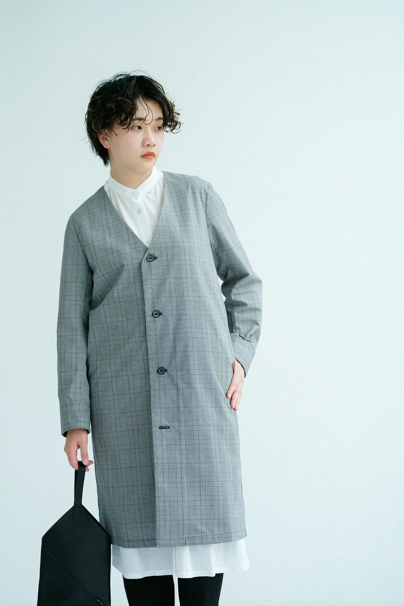 撥水 ウェザークロス C.L.ロングコート/千鳥格子(ちどりこうし)×SO-SU-U - Image 16