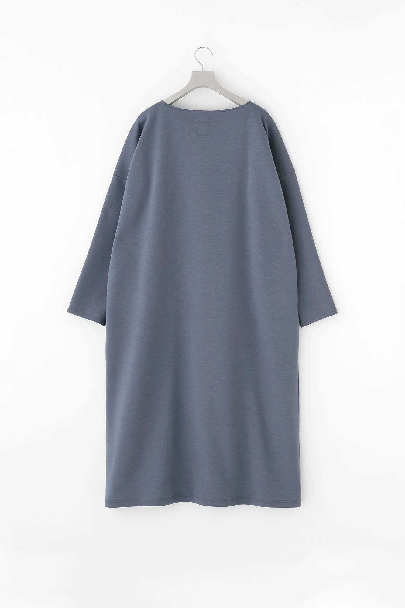 ダンボールニット ボートネックL/S OP マキシ丈/フォグブルー - Image 14