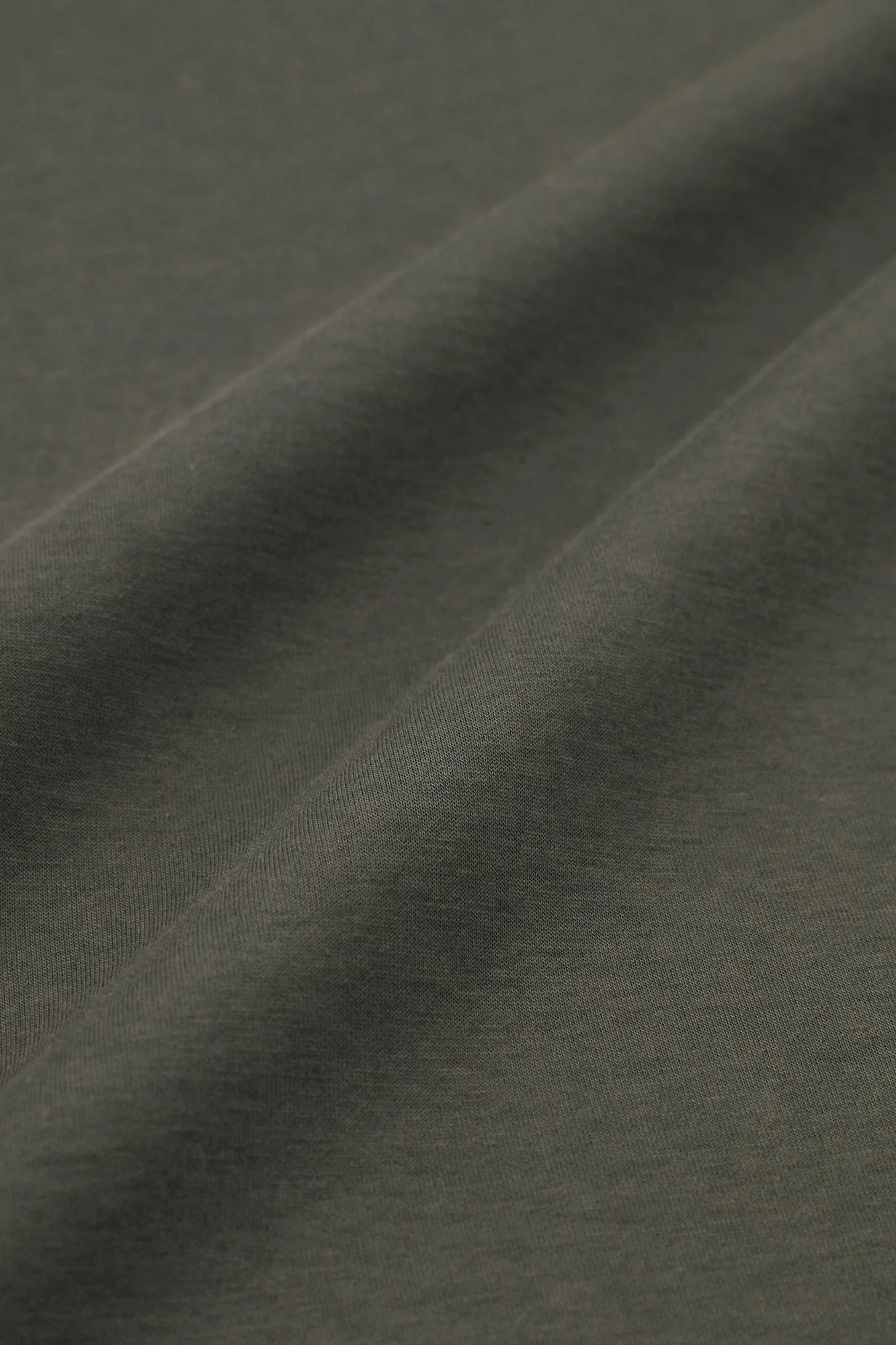 ダンボールニット ボートネックL/S OP マキシ丈/オリーブグリーン - Image 8