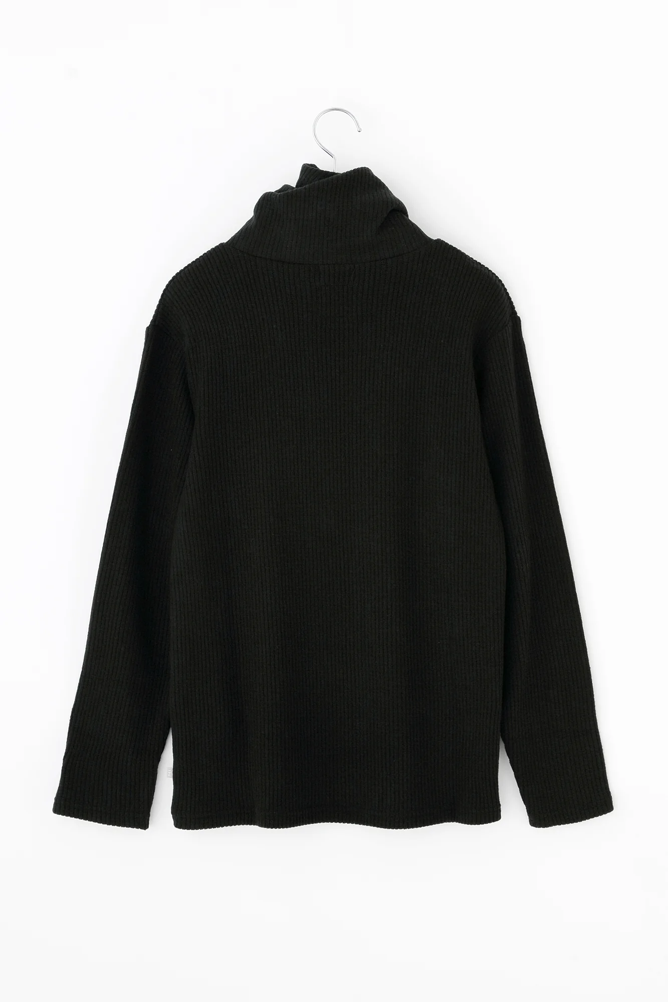 【net限定】ソフトサーモ(R) リブニット ツイストタートル L/S/ブラック - Image 13