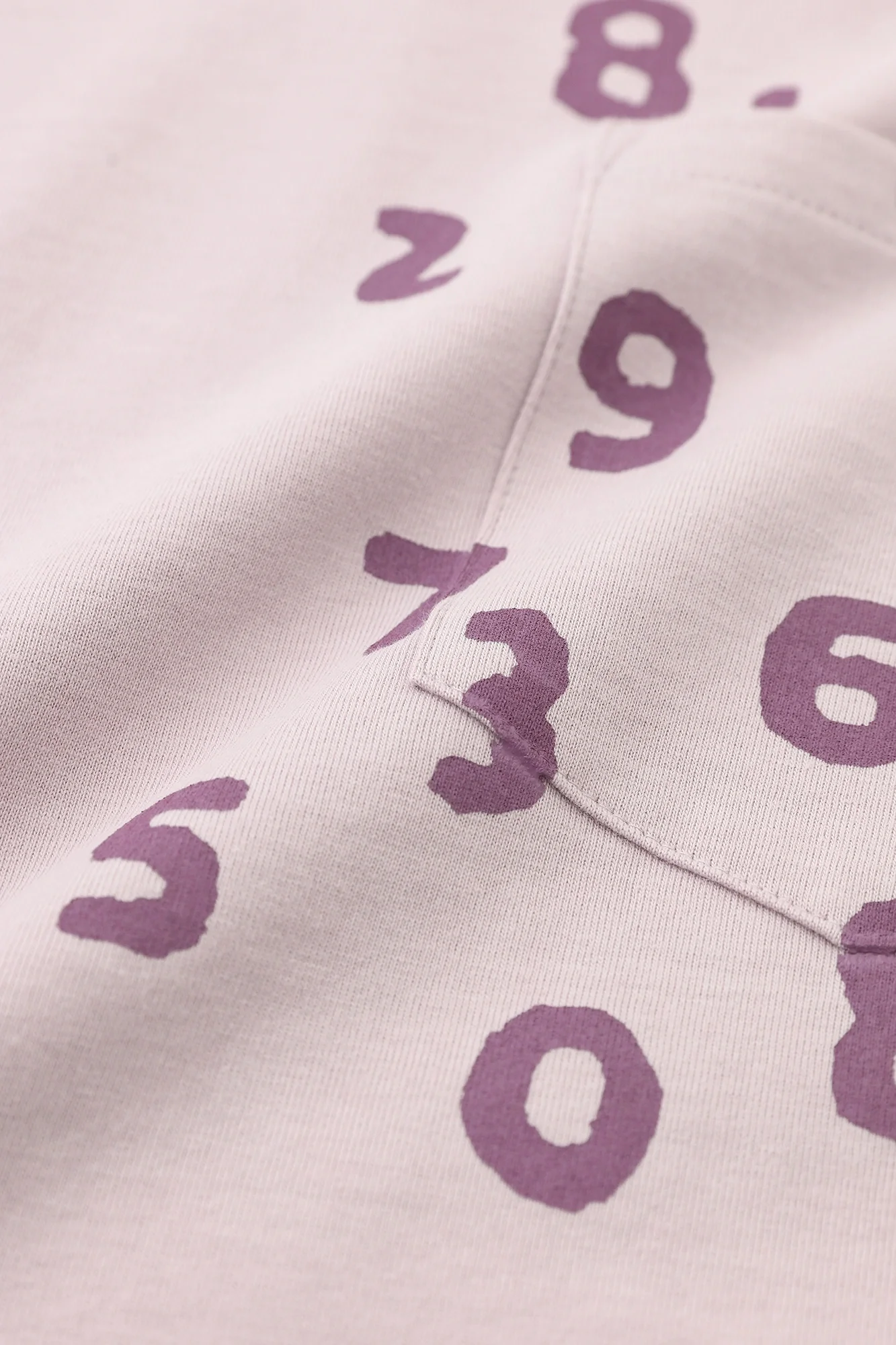 プレーティング天竺 長袖ポケットTシャツ/ドーンピンク - Image 9