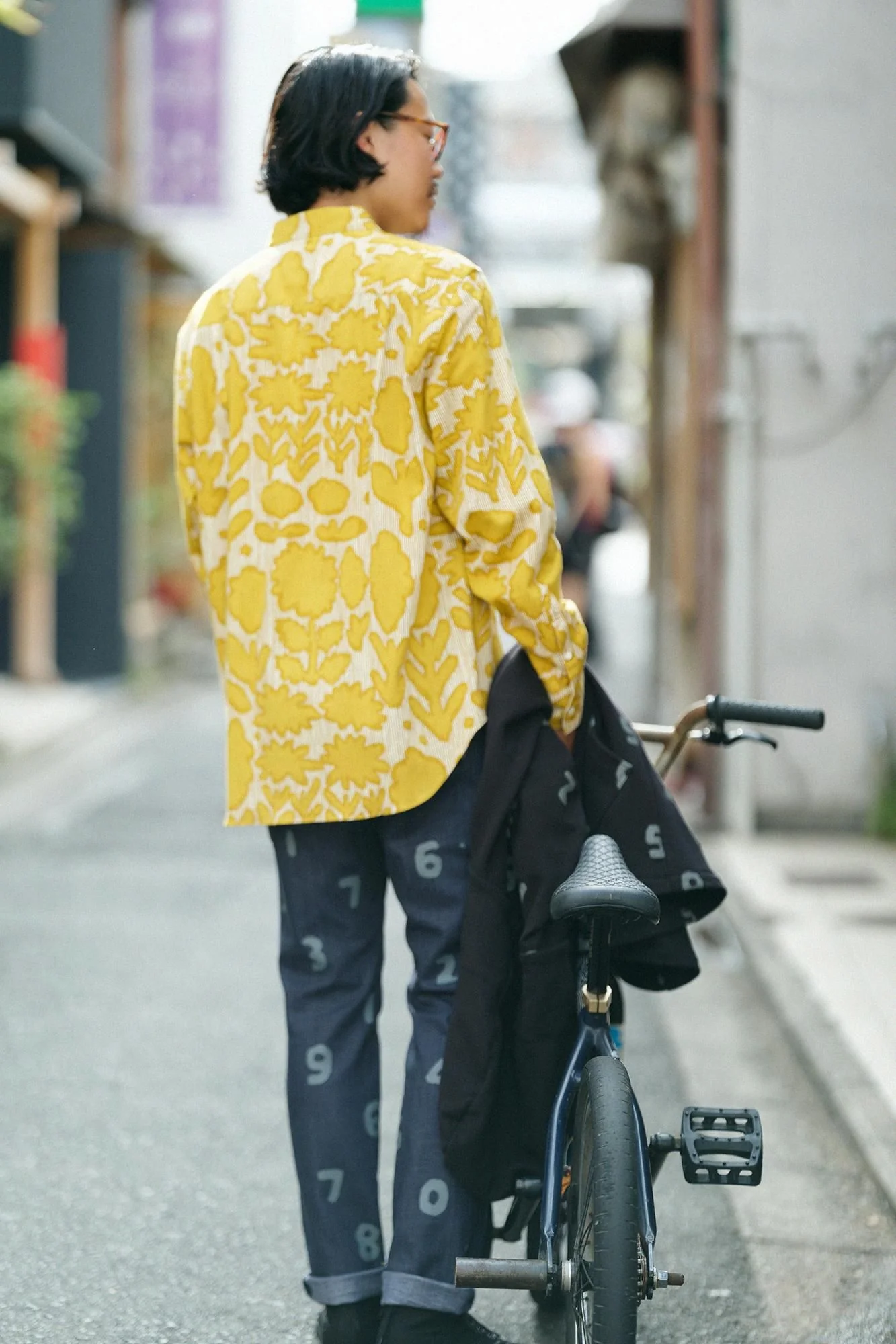 高島縮 20/20 シャツ／花影（はなかげ） - Image 4