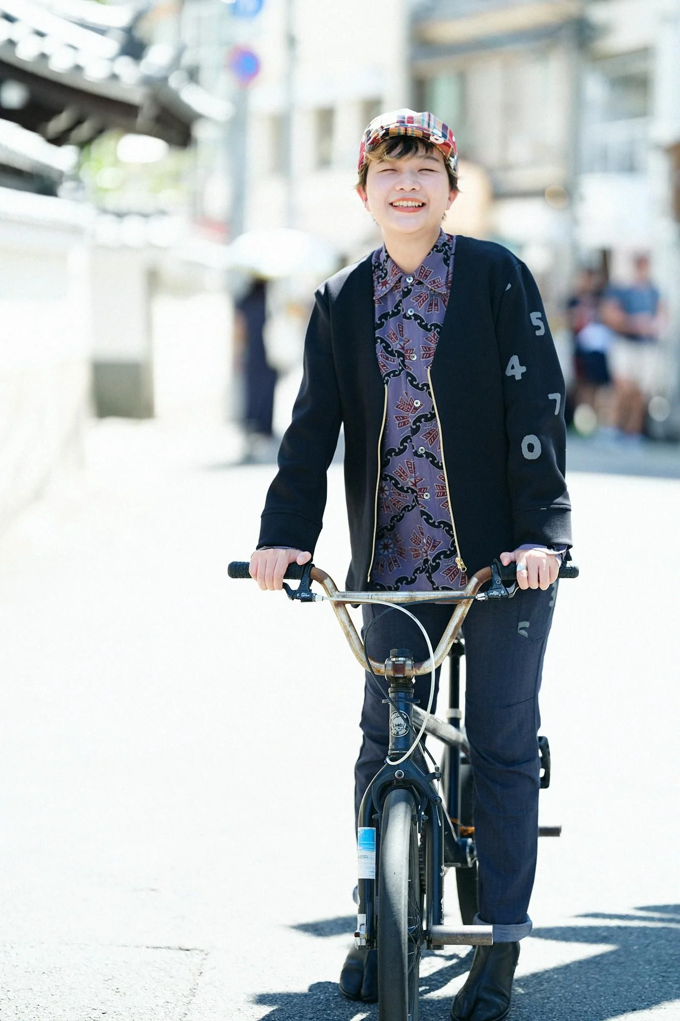 高島縮 20/20 シャツ／環繋ぎ矢車文（かんつなぎやぐるまもん） 写し（うつし） - Image 10