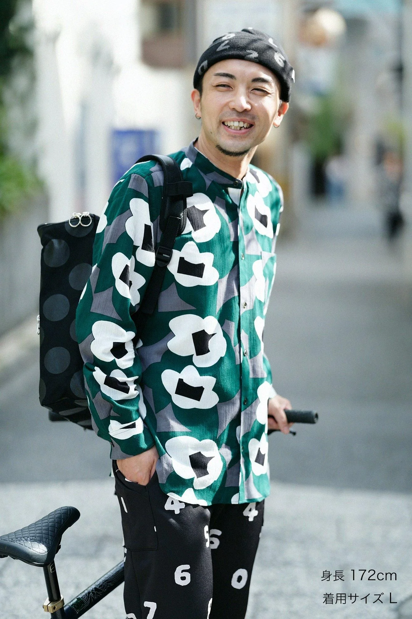 高島縮 20/20 スタンドカラーシャツ/ゆめ - Image 2