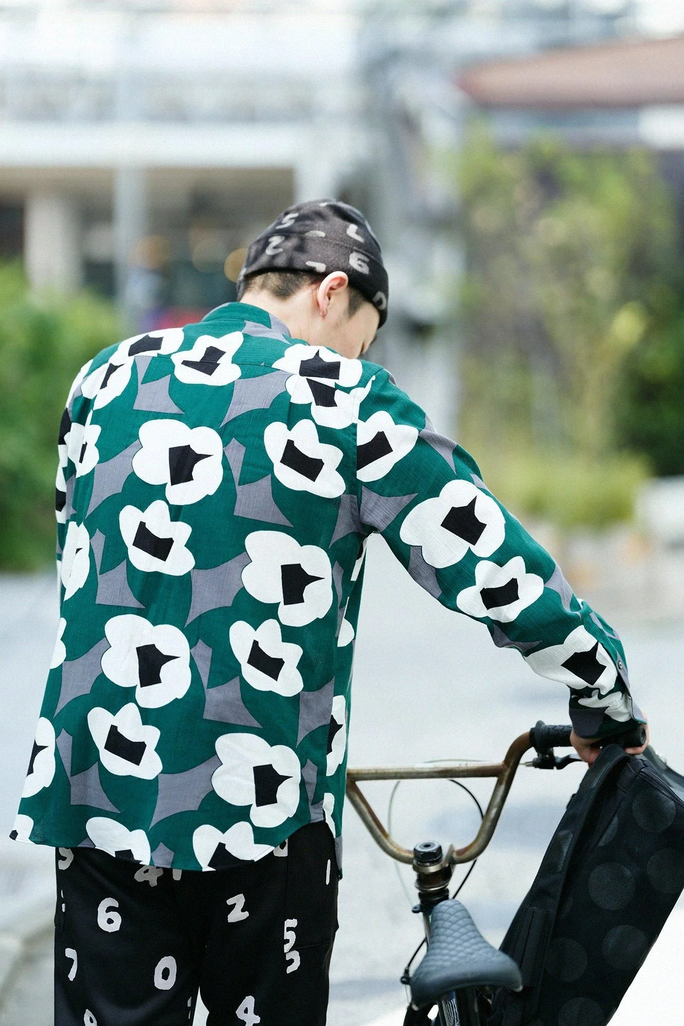 高島縮 20/20 スタンドカラーシャツ/ゆめ - Image 6