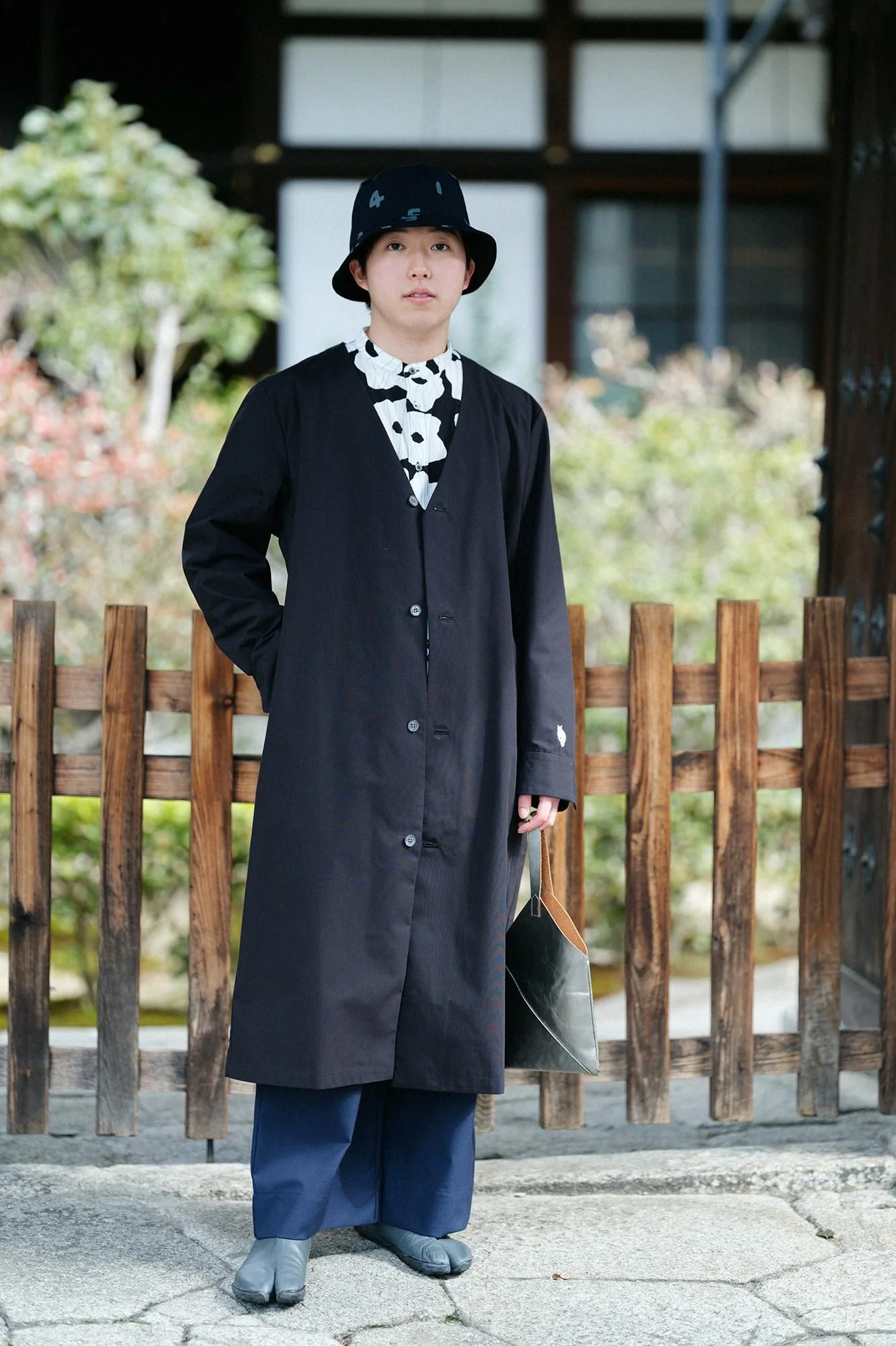 【net限定】高島縮 20/20 スタンドカラーシャツ SP/ゆらり - Image 10