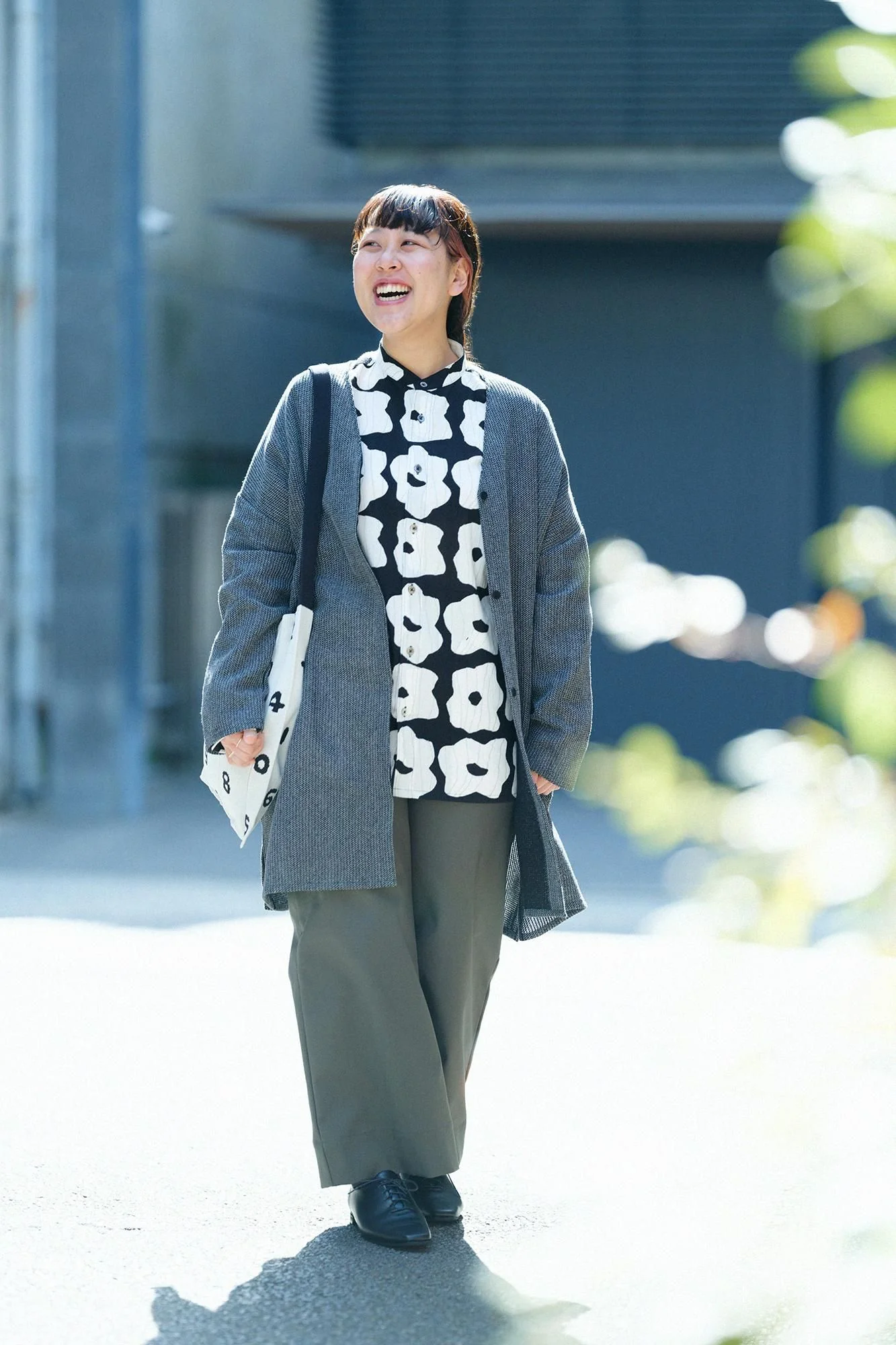 【net限定】高島縮 20/20 スタンドカラーシャツ SP/ゆらり - Image 12