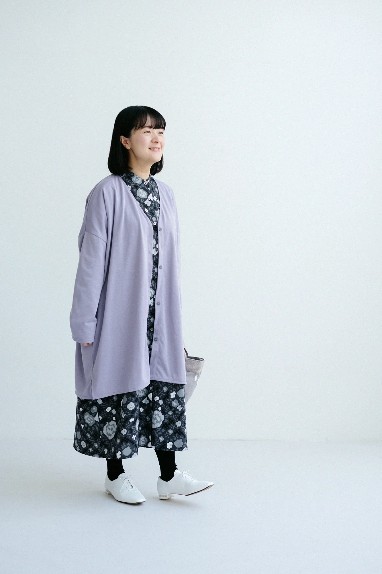 高島縮 20/20 グランシャツワンピース/薔薇(ばら) - Image 10
