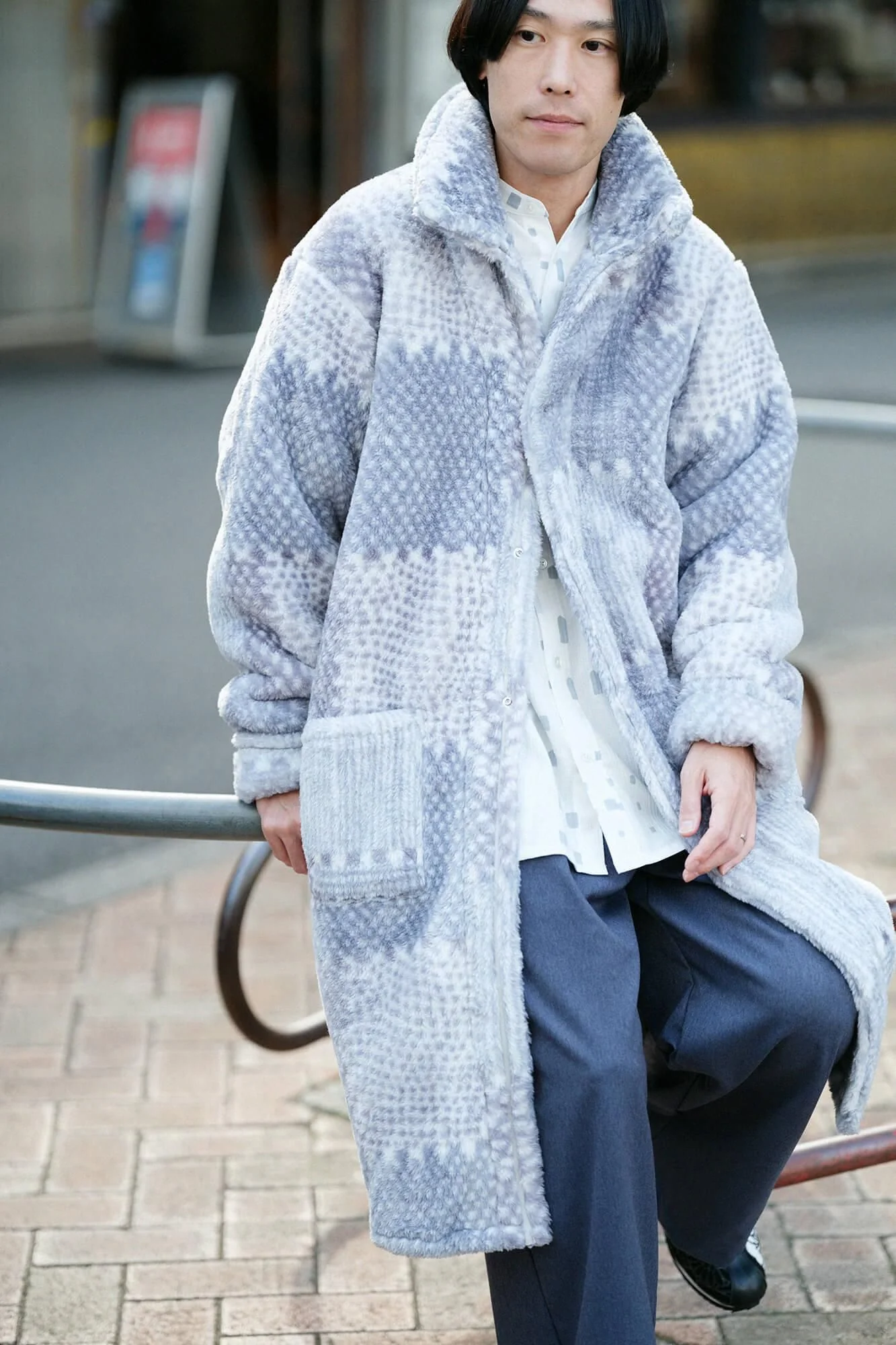 【net限定】SOU・SOU×ロマンス小杉 ブランケット ローブ/間がさね(まがさね) - Image 12