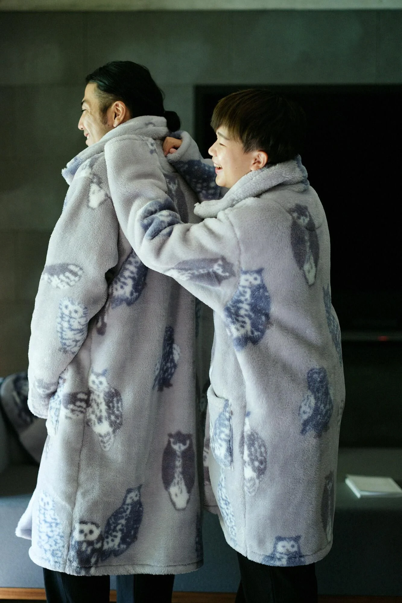 【net限定】SOU・SOU×ロマンス小杉 ブランケット ローブ／ふくろう - Image 17