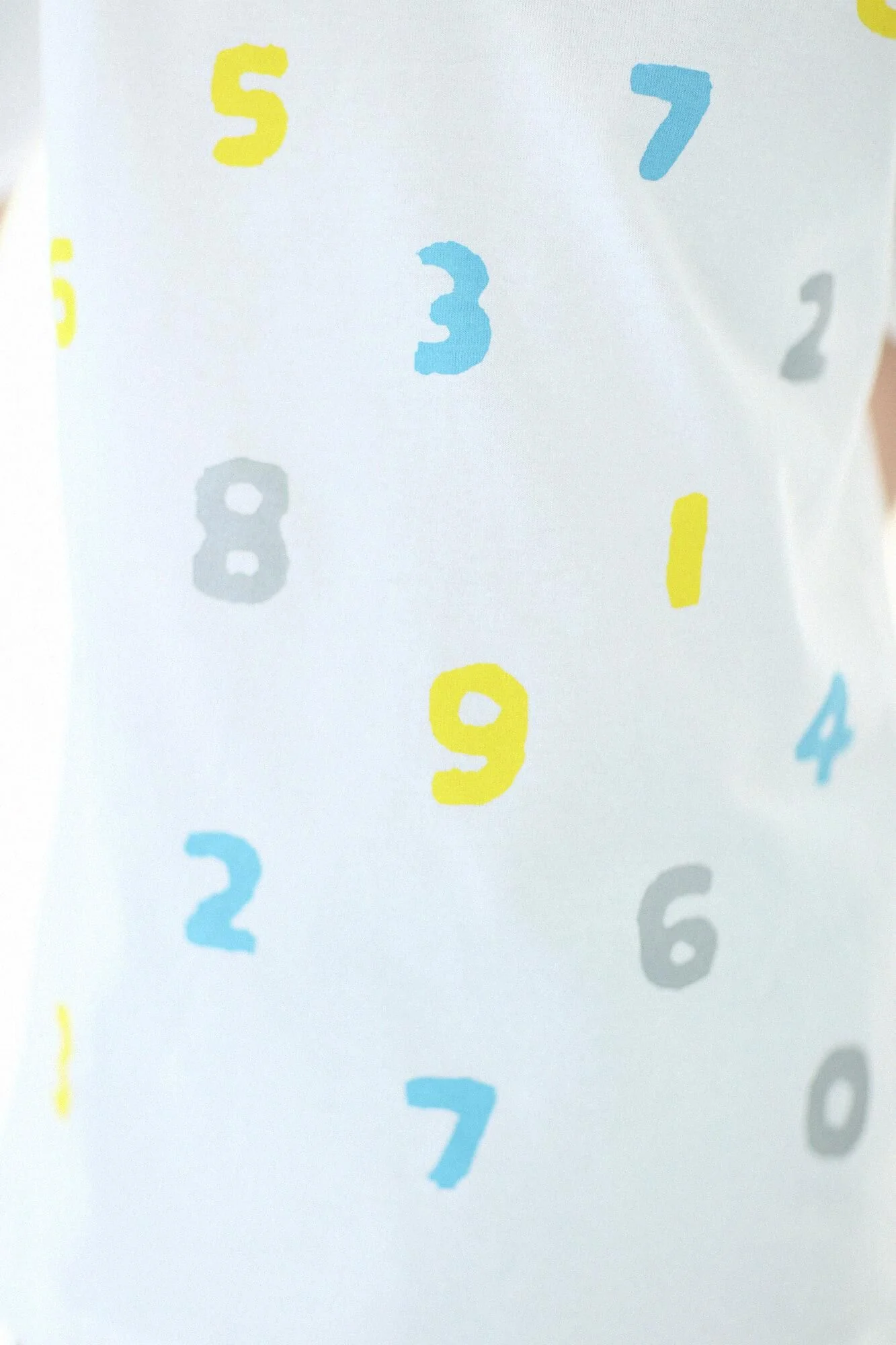 ●そすうみつみ はんそでTシャツ/しろいろ - Image 4