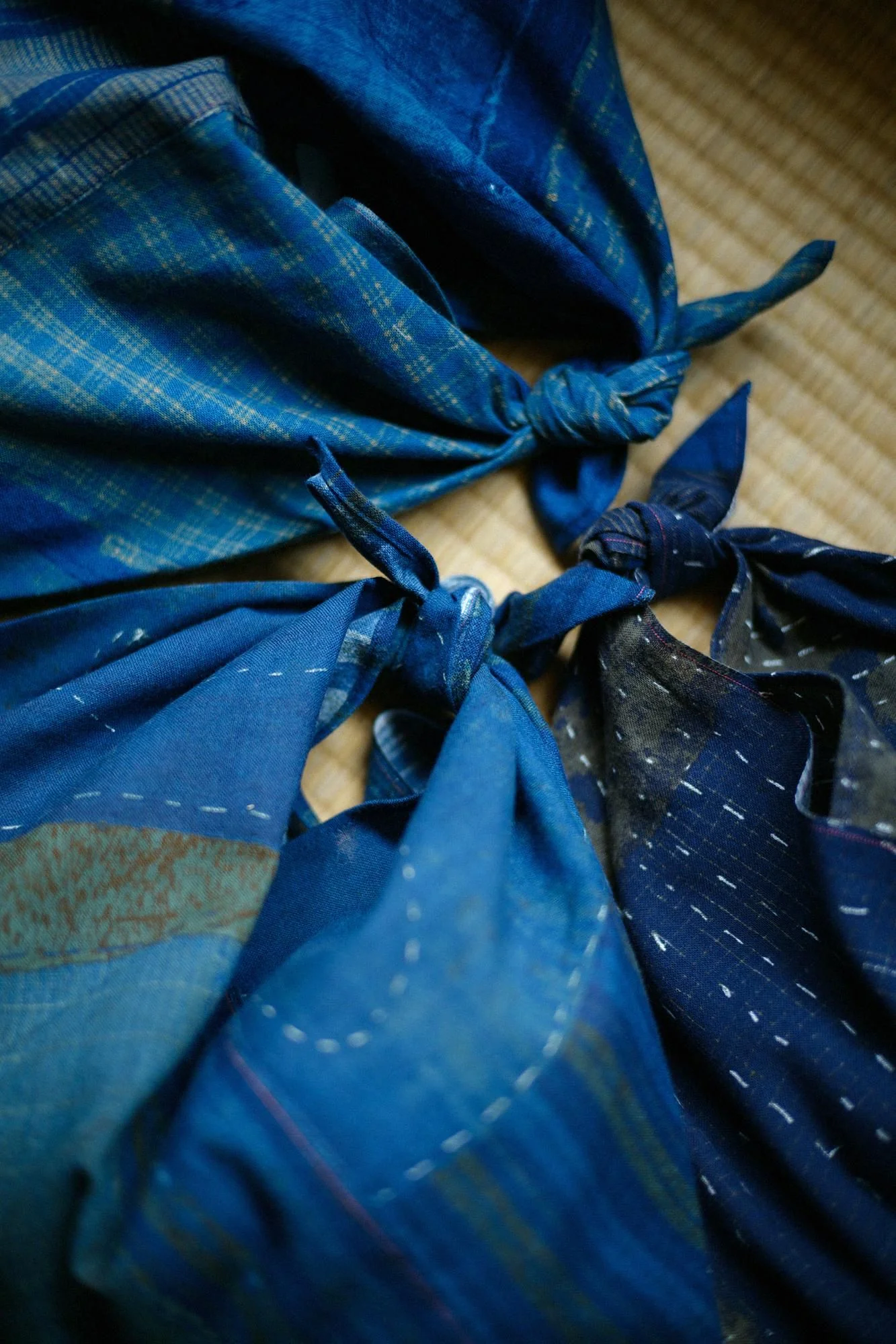 伊勢木綿 小巾折/BORO - Image 5