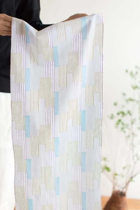 【net限定】伊勢木綿 textile手ぬぐい/縞がさね 白川 - Image 4