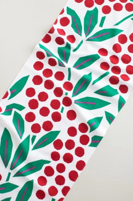 伊勢木綿 textile手ぬぐい／南天竹（なんてんちく） - Image 3