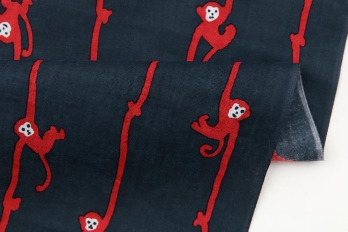 伊勢木綿 textile手ぬぐい/干支手ぬぐい 申(さる) 平成28年 - Image 3