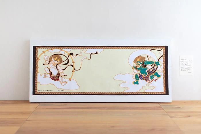 伊勢木綿 textile手ぬぐい/風神雷神(ふうじんらいじん) - Image 6