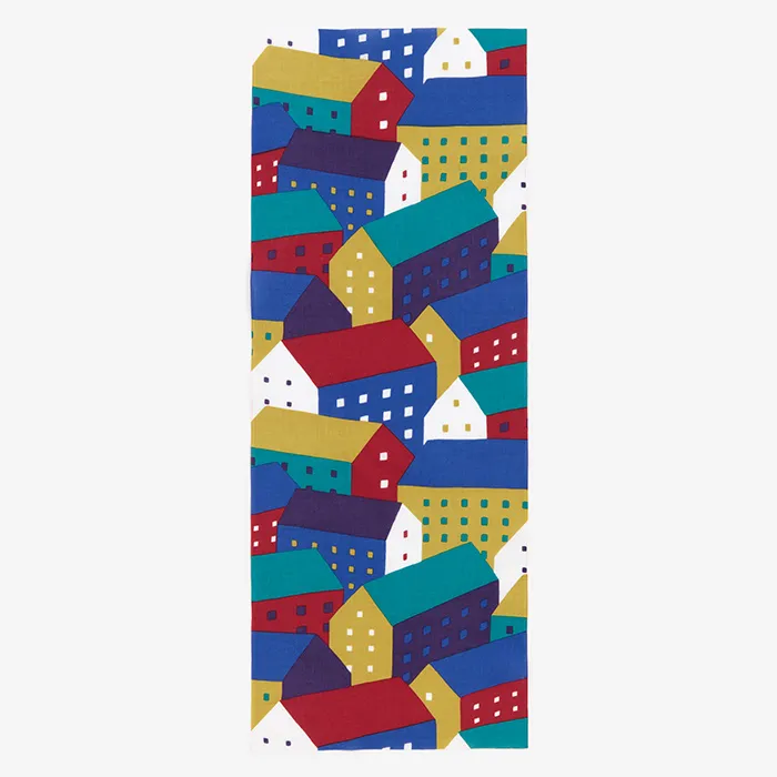 伊勢木綿 textile手ぬぐい/北の国 多彩(たさい)