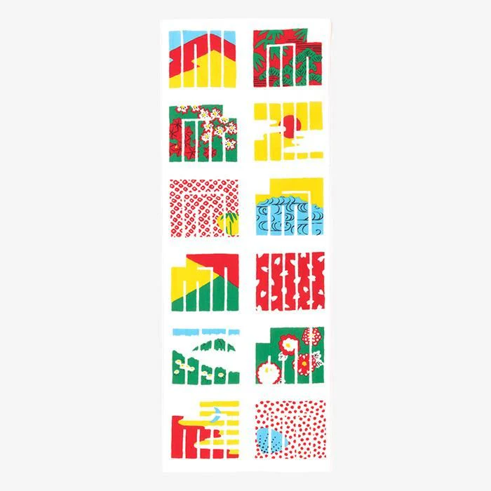【net限定】伊勢木綿 textile手ぬぐい/薫風(くんぷう)