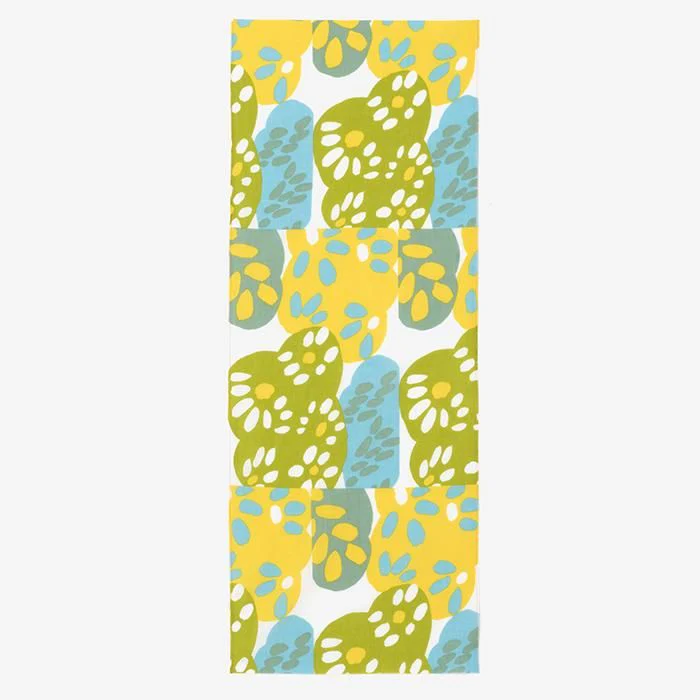 伊勢木綿 textile手ぬぐい／花あり