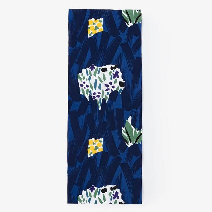 伊勢木綿 textile手ぬぐい/水中花 月露(すいちゅうか げつろ)