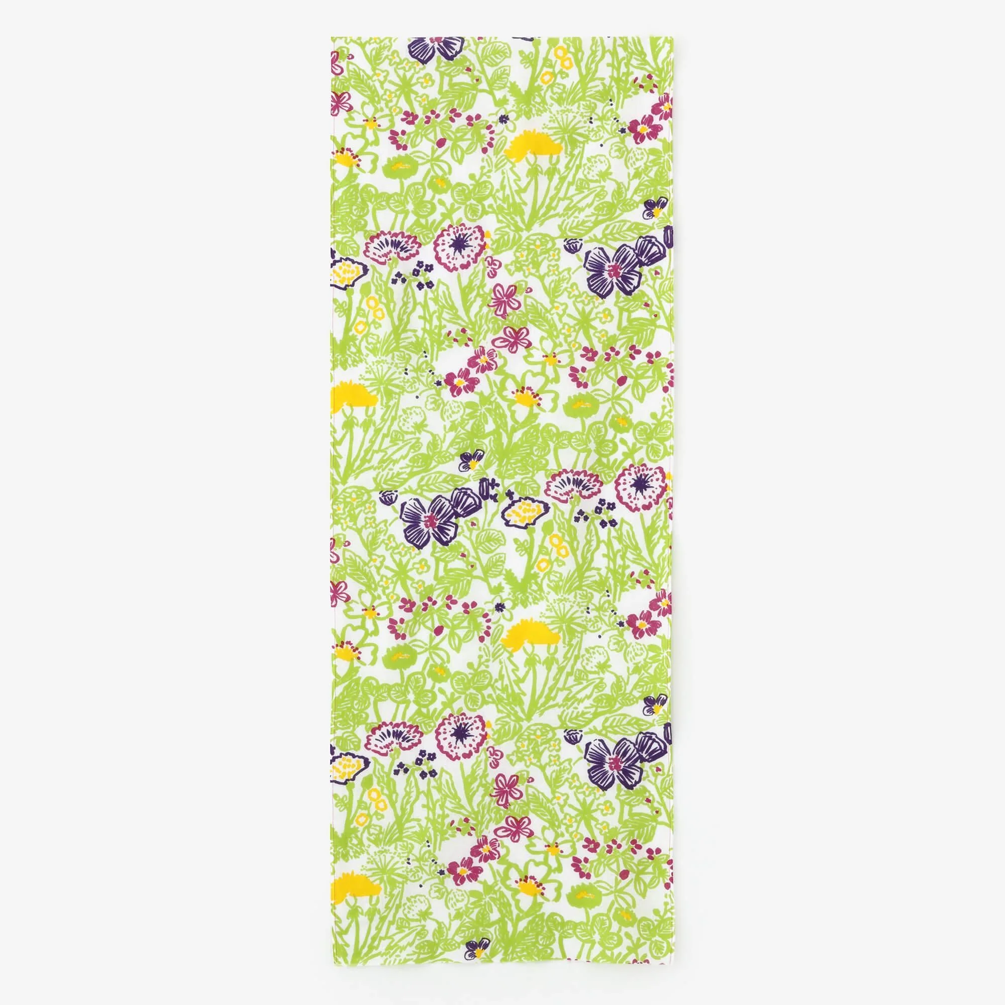 伊勢木綿 textile手ぬぐい／草木萌動（そうもくめばえいずる）