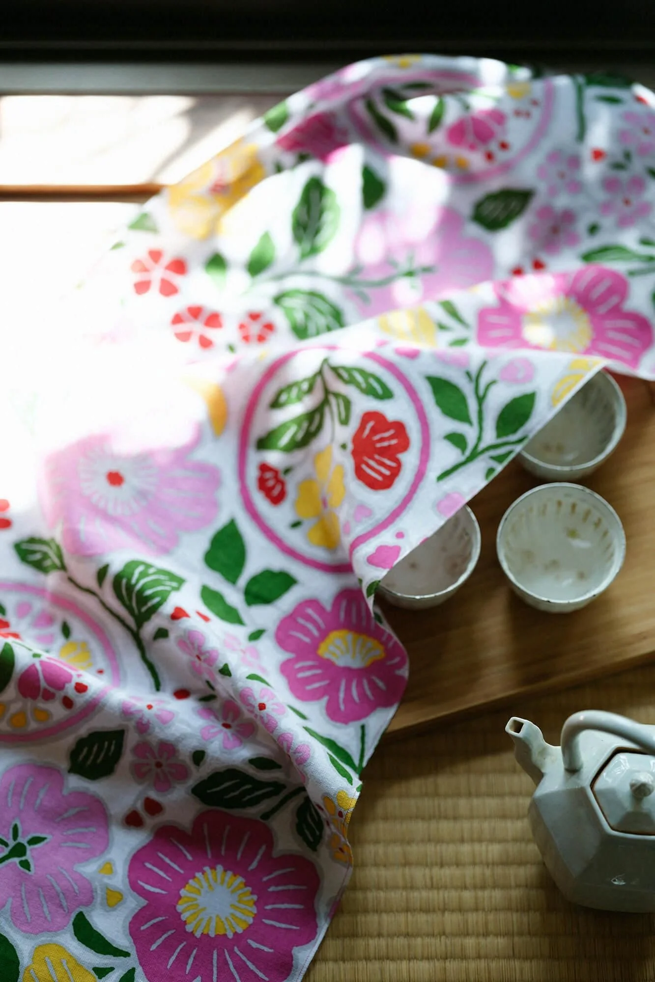 伊勢木綿 textile手ぬぐい/桃山桜(ももやまざくら) - Image 5