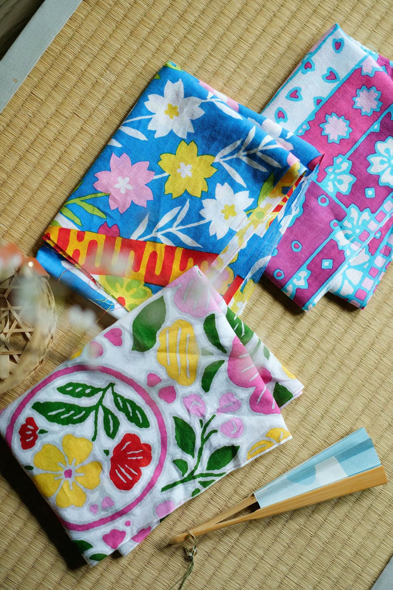 伊勢木綿 textile手ぬぐい/桃山桜(ももやまざくら) - Image 9