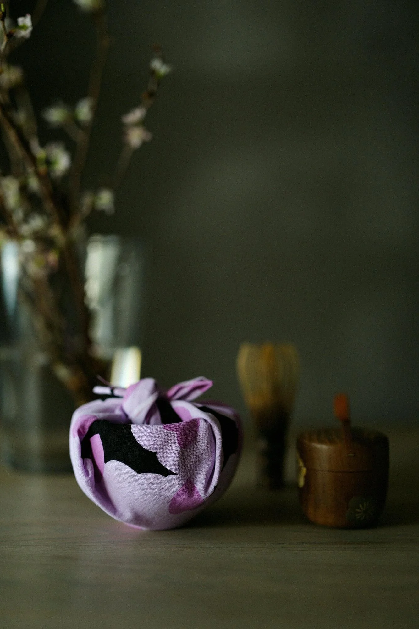 伊勢木綿 textile手ぬぐい/爛漫(らんまん) 夜桜(よざくら) - Image 4