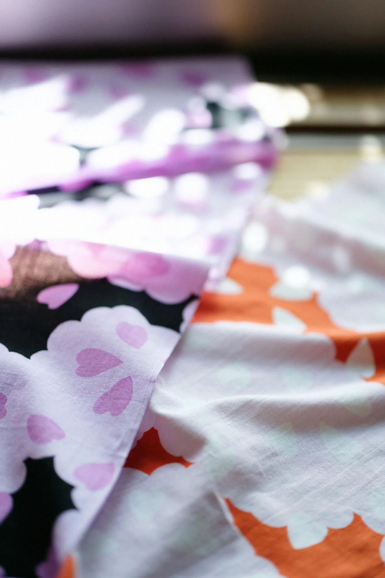 伊勢木綿 textile手ぬぐい/爛漫(らんまん) 夜桜(よざくら) - Image 6