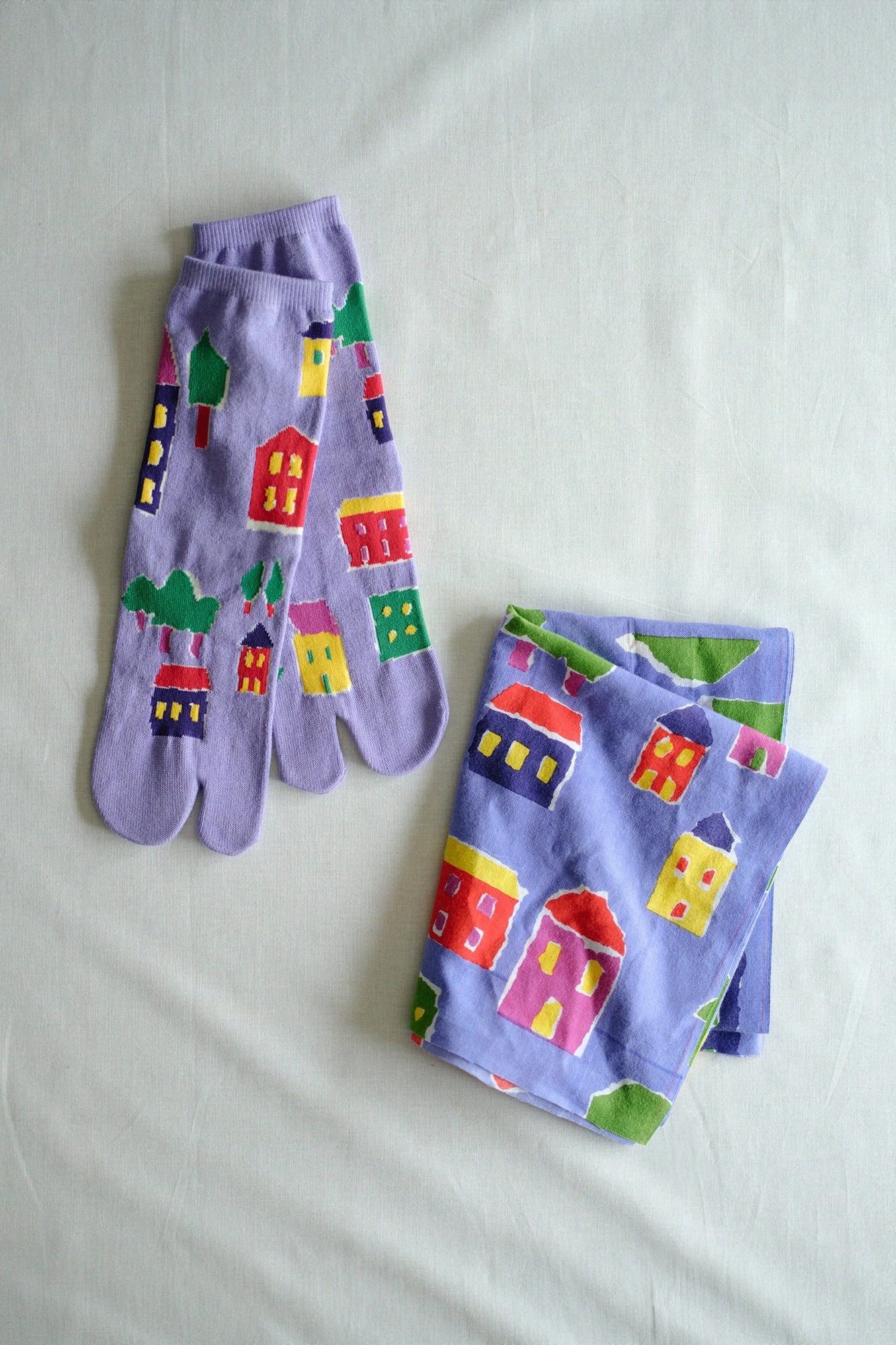 伊勢木綿 textile手ぬぐい／絵本のまち - Image 5