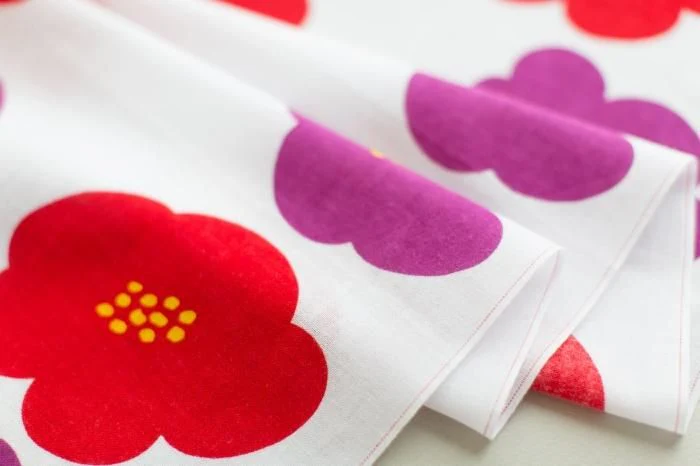 伊勢木綿 textile手ぬぐい／花椿（はなつばき） - Image 6