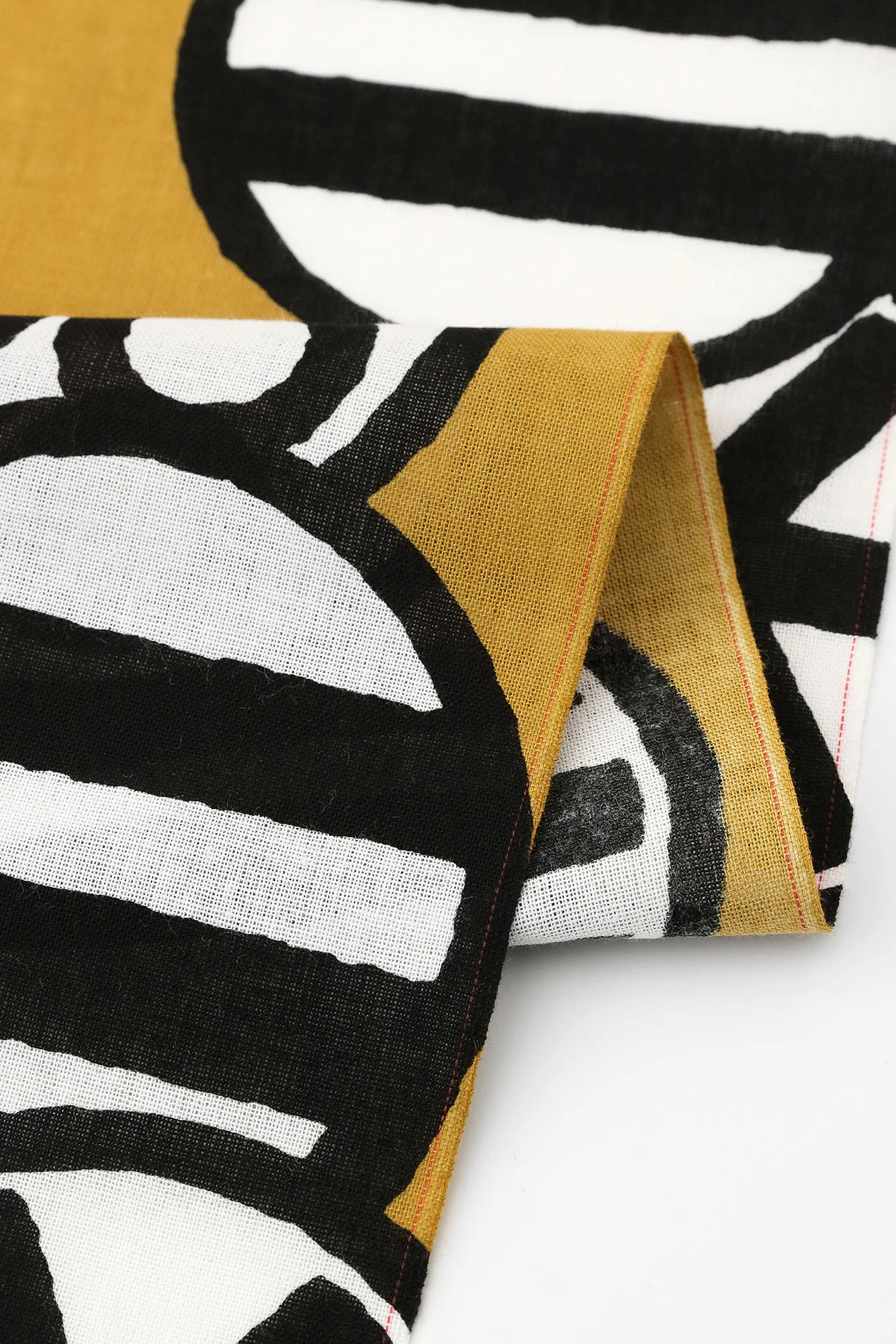 伊勢木綿 textile手ぬぐい85cm／きごう紋▲ - Image 2
