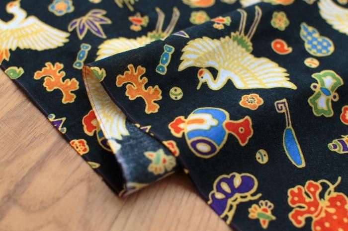 伊勢木綿 textile手ぬぐい(ひめ丈)/弥栄(いやさか) - Image 4