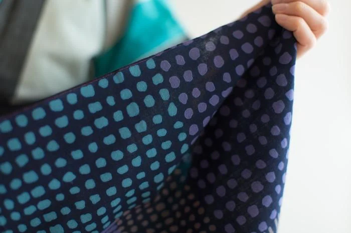 伊勢木綿 textile手ぬぐい(ひめ丈)/畑 大(はたけ だい) - Image 4