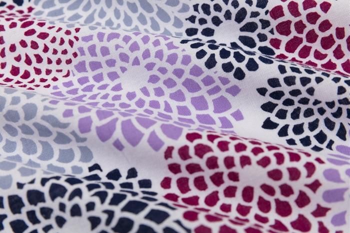 伊勢木綿 textile手ぬぐい（ひめ丈）／菊づくし 佳夕（かせき） - Image 6