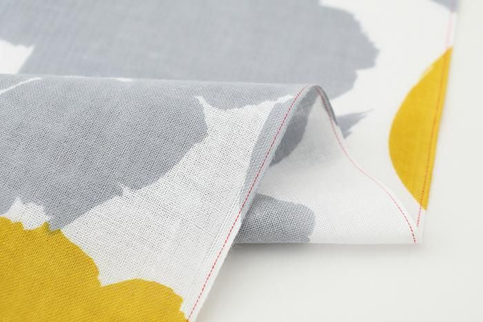 伊勢木綿 textile手ぬぐい（ひめ丈）／優 銀鼠（ゆう ぎんねず） - Image 2