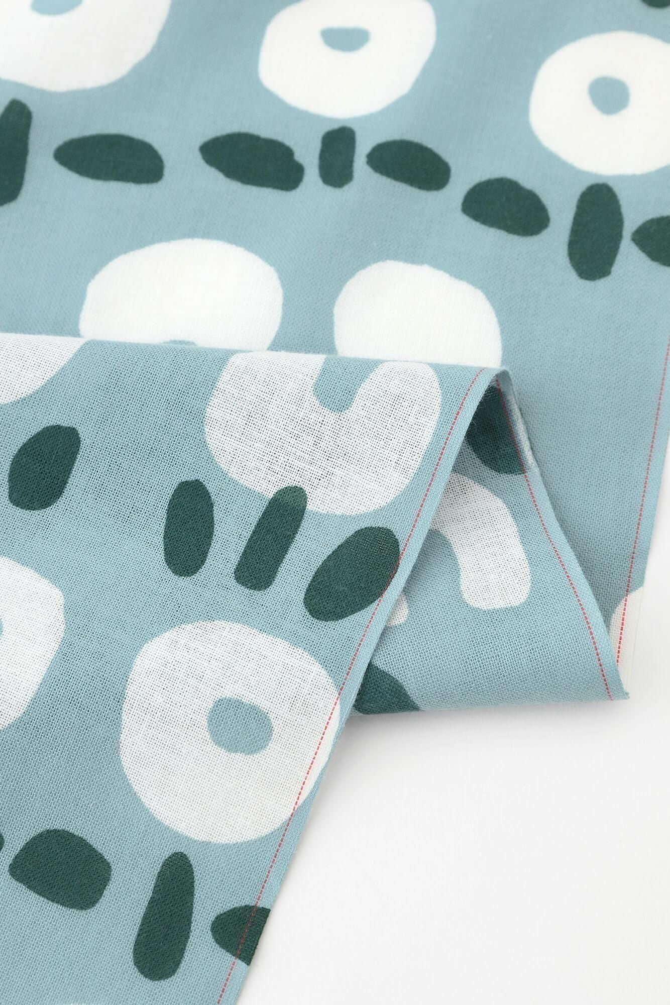 伊勢木綿 textile手ぬぐい（ひめ丈）／咲いた咲いた - Image 2