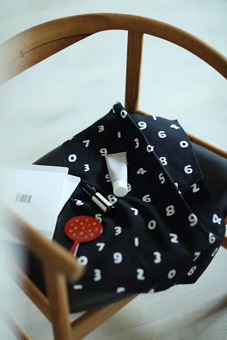 伊勢木綿 textile手ぬぐい(ひめ丈)/SO-SU-U 濡羽色(ぬればいろ) - Image 6