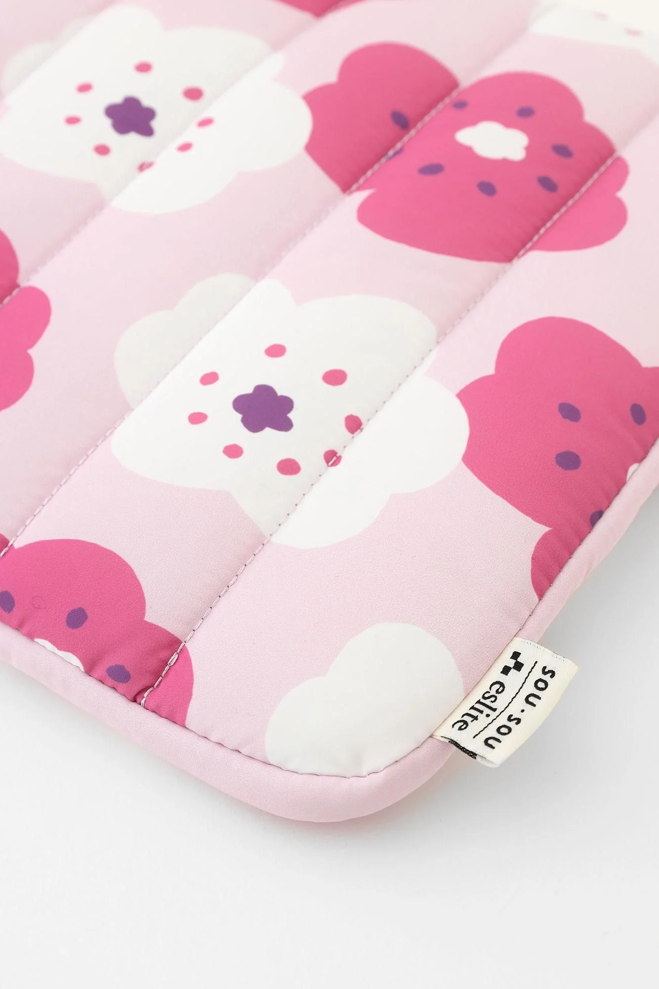 SOU・SOU×誠品書店 PCポーチ／ほほえみ ピンク - Image 9