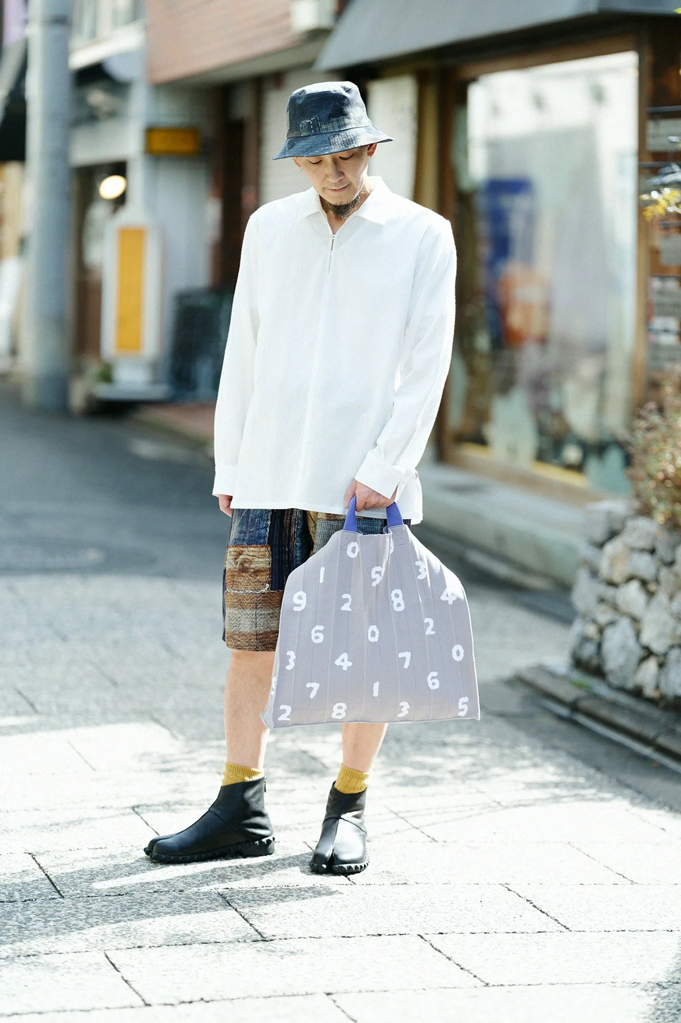 SOU・SOU×KNT365バッグ Mam/SO-SU-U 薄墨色(うすずみいろ) - Image 8