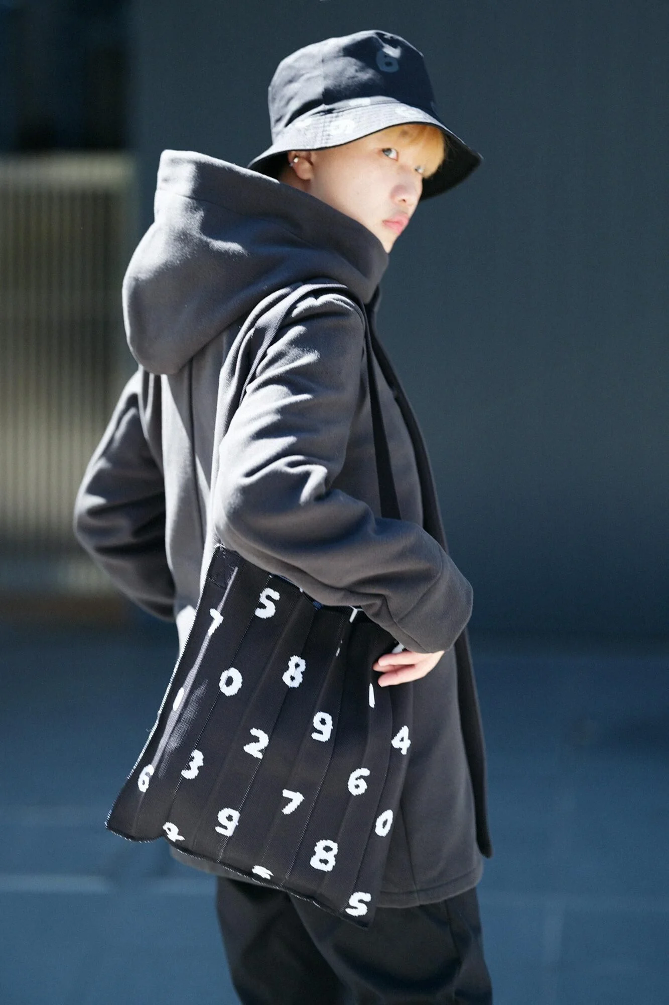 SOU・SOU×KNT365バッグ Knitty/SO-SU-U 濡羽色(ぬればいろ) - Image 4
