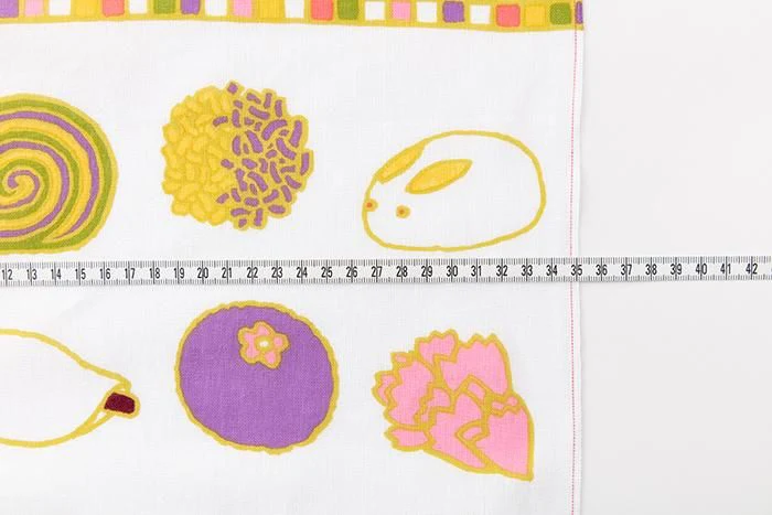 テキスタイル計り売り （伊勢木綿 手ぬぐい）／和菓子（わがし）＜50cm＞ - Image 5