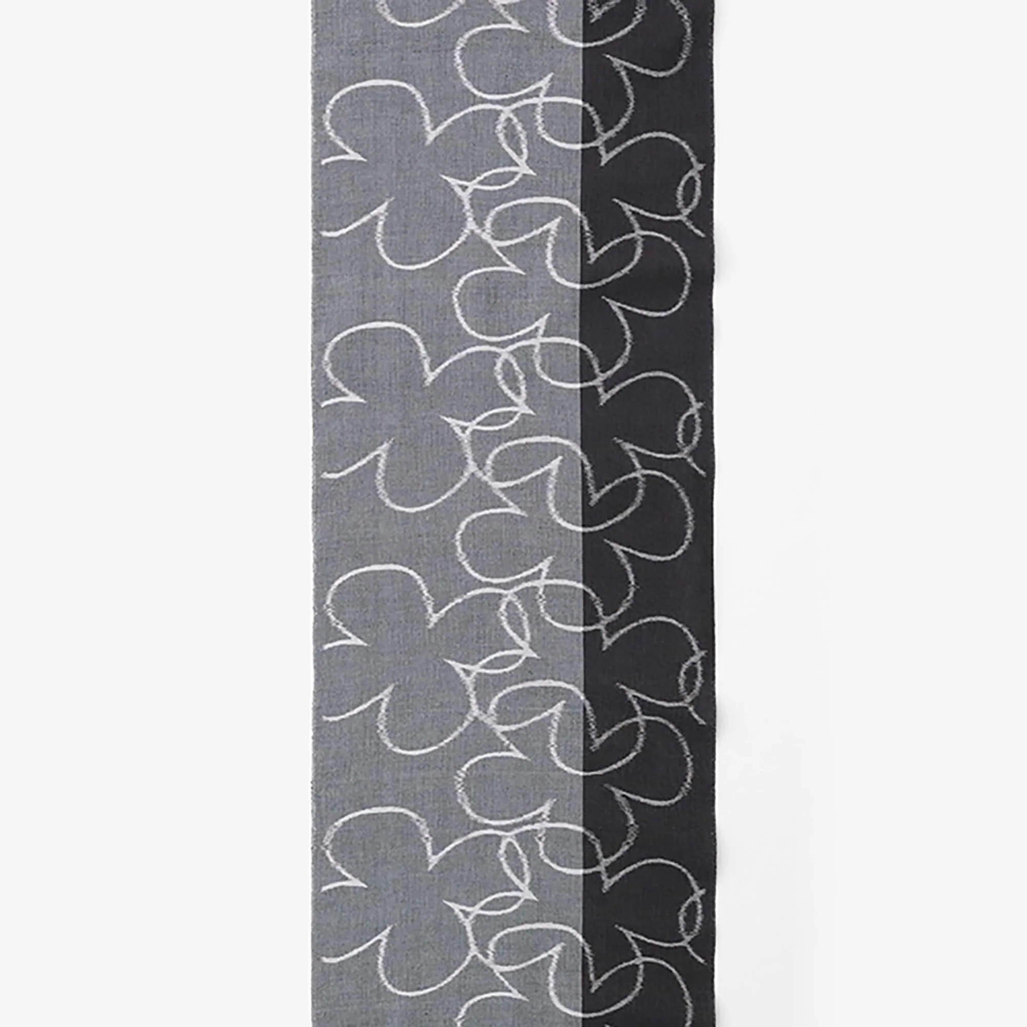 テキスタイル計り売り (久留米絣)/しあわせ 杢灰(もくはい)<50cm>