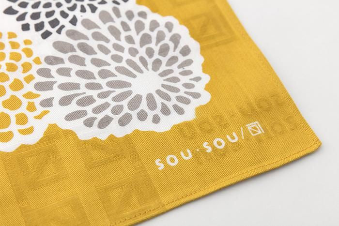 SOU・SOU×荒川益次郎商店 風呂敷(小)/菊づくし 東風(こち) - Image 4