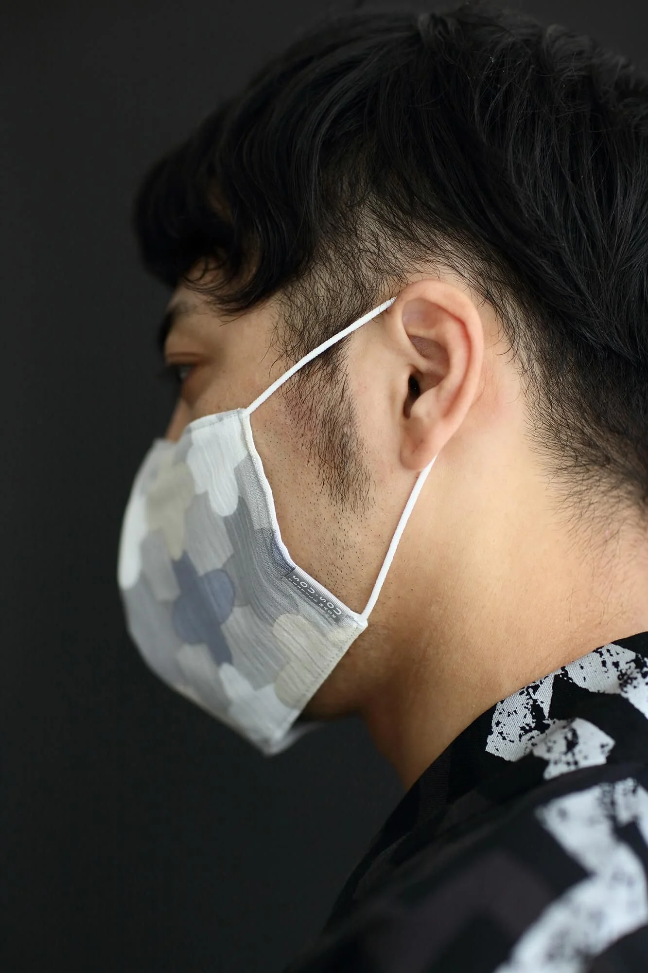◎【30%OFF】高島縮 テキスタイルマスク／縄梯子（なわばしご） - Image 16