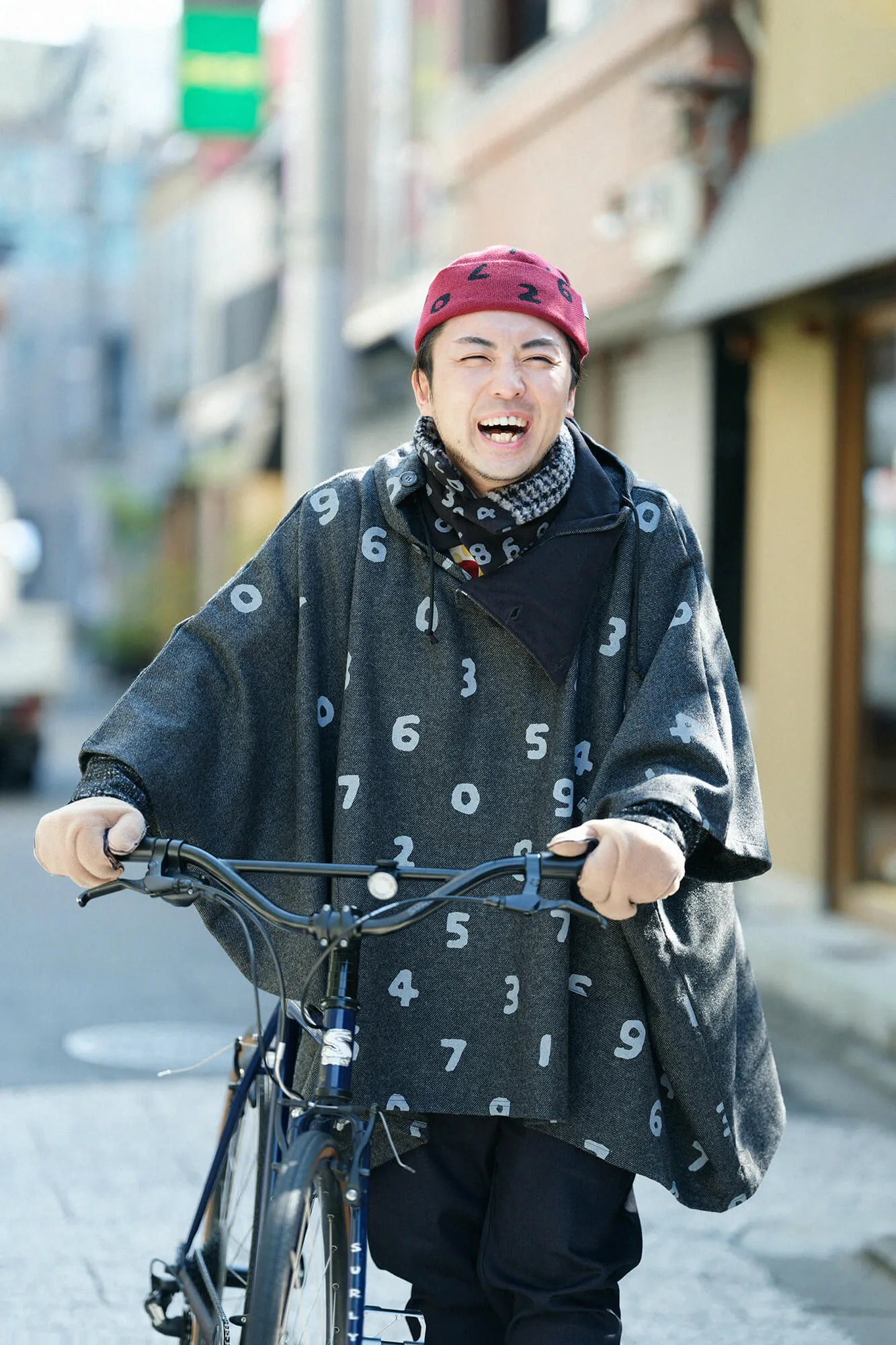 BIKEニットキャップ/SO-SU-U 上下(しょうか) 臙脂色(えんじいろ) - Image 6